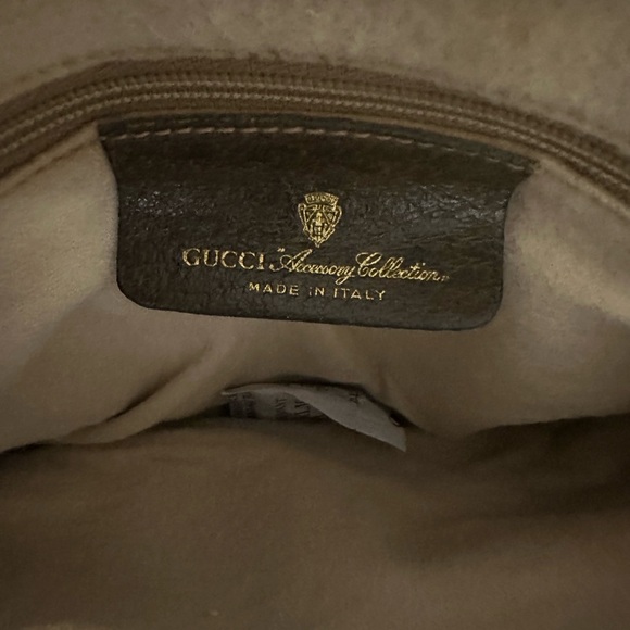 Gucci Signature Brown and Cream Crossbody Bag - Picture 10 of 14